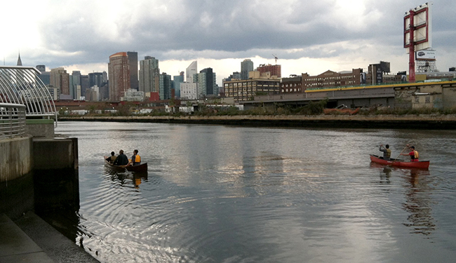 Kayaking Newtown Creek and East River